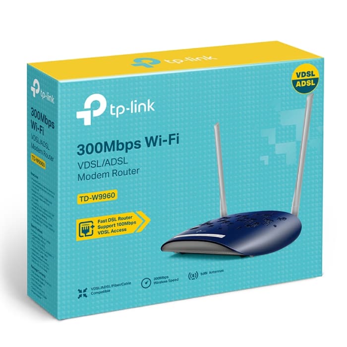 TP-Link TD-W9960 300Mbps Wireless N VDSL/ADSL Modem Router