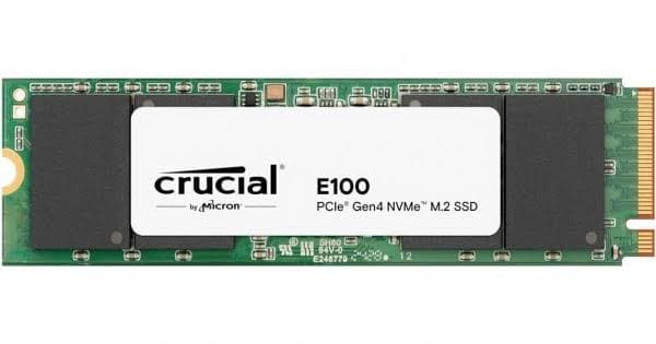 Crucial E100 1TB PCIe Gen4 NVMe M.2 SSD