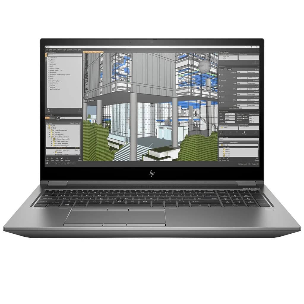 HP ZBook Fury 15 G8- i7-11850H- 16GB Ram DDR4- 512GB SSD M.2- Nvidia Quadro RTX A2000 4GB