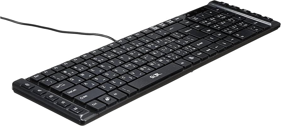 Forev Gr-119 Silent Slim - Multimedia Keyboard - Black