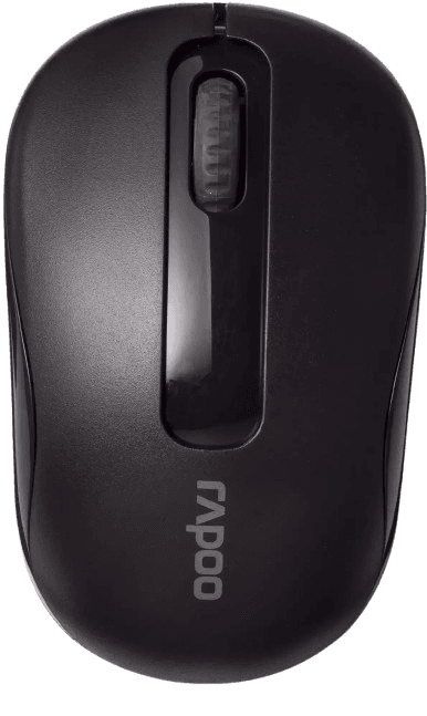 Rapoo M10 Plus Wireless Optical Mouse, Black