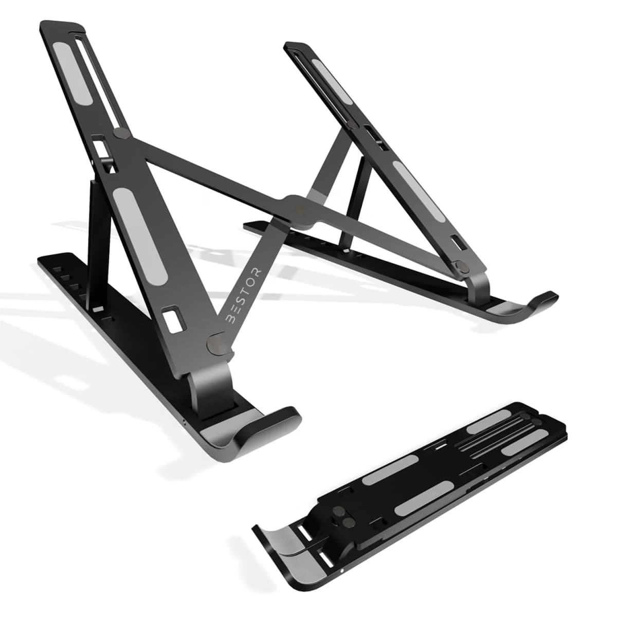 Foldable & Adjustable Aluminum Laptop Stand